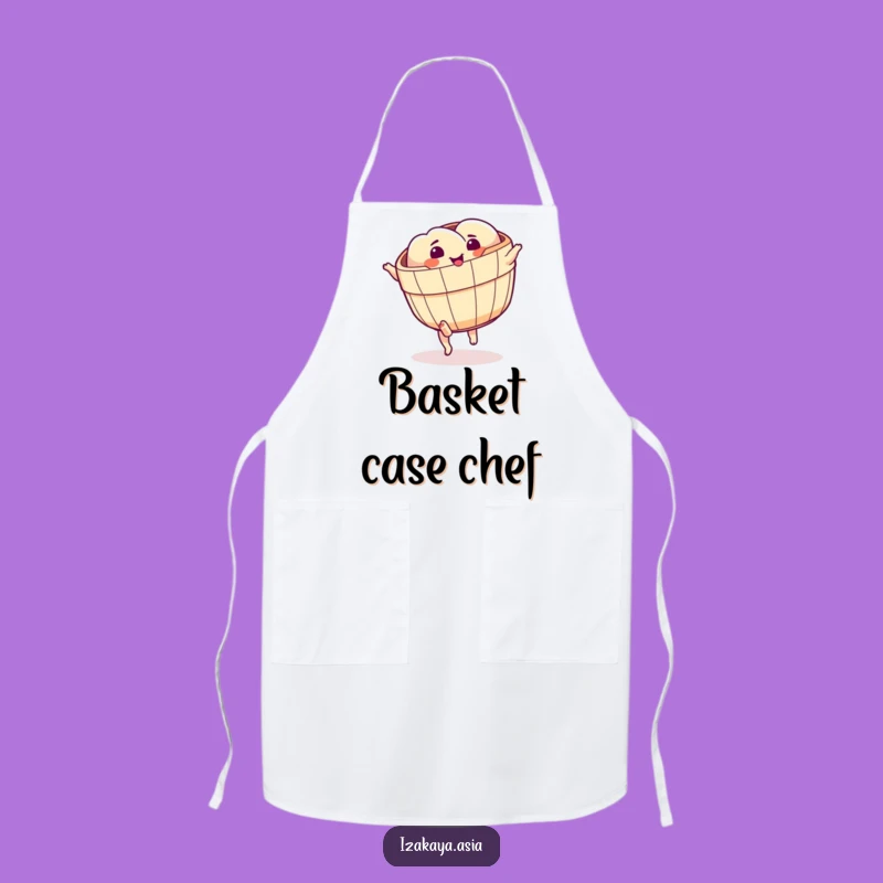 Funny Dim Sum Cartwheel Apron - Hilarious Kitchen Wear for Playful Chefs