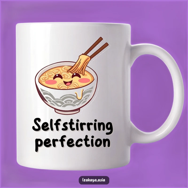 Funny Ramen Bowl Mug - Hilarious Noodle Lover Gift for Giggles & Slurps
