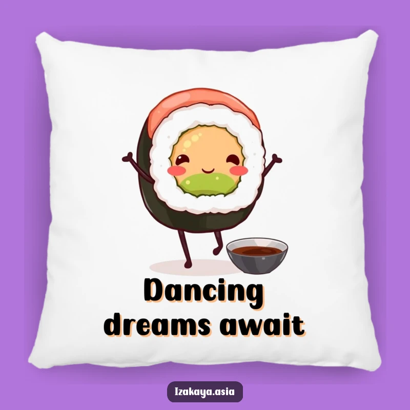 Funny Sushi Roll Pillow - Cozy & Hilarious Japanese Food Accent for Fun
