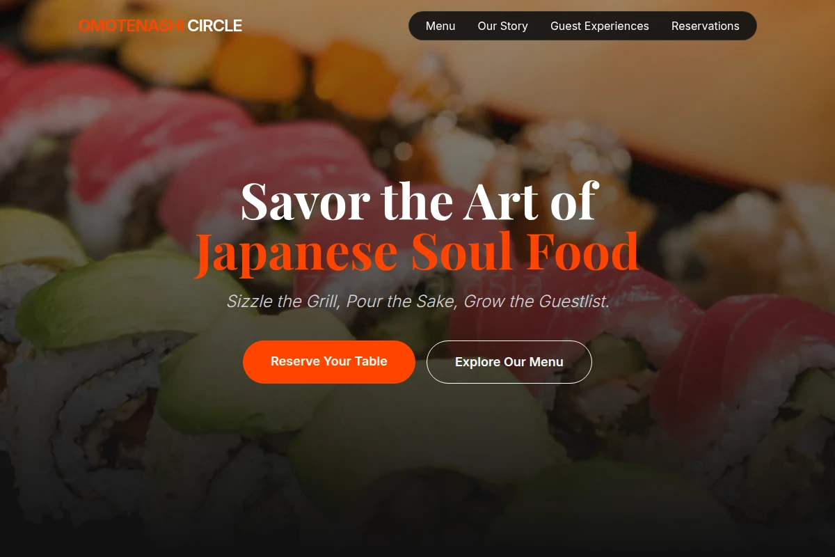 IzakayaStyle Japanese Food