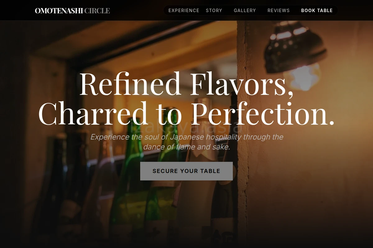 Charcoal Sake