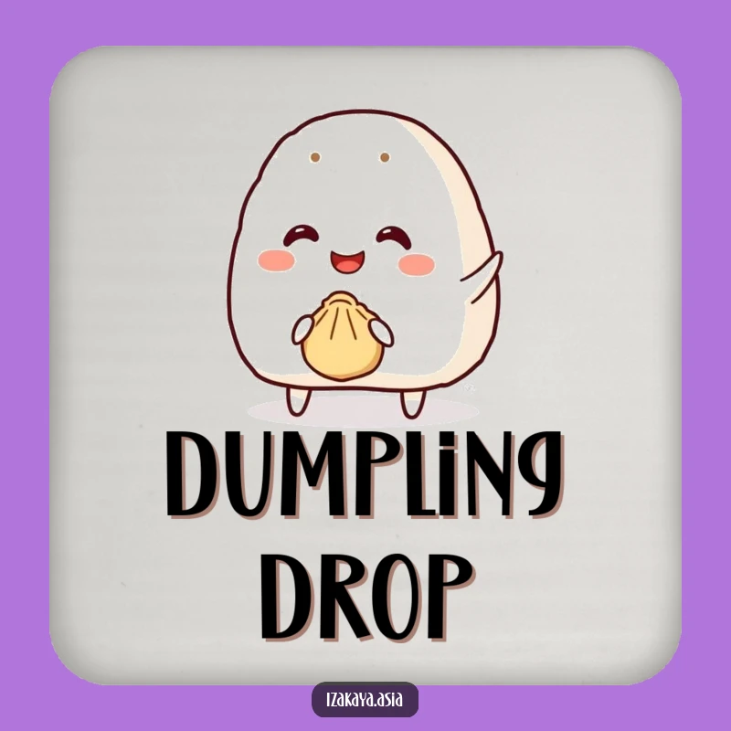 Funny Onigiri Coaster - Protects Surfaces with Hilarious Japanese Food Charm