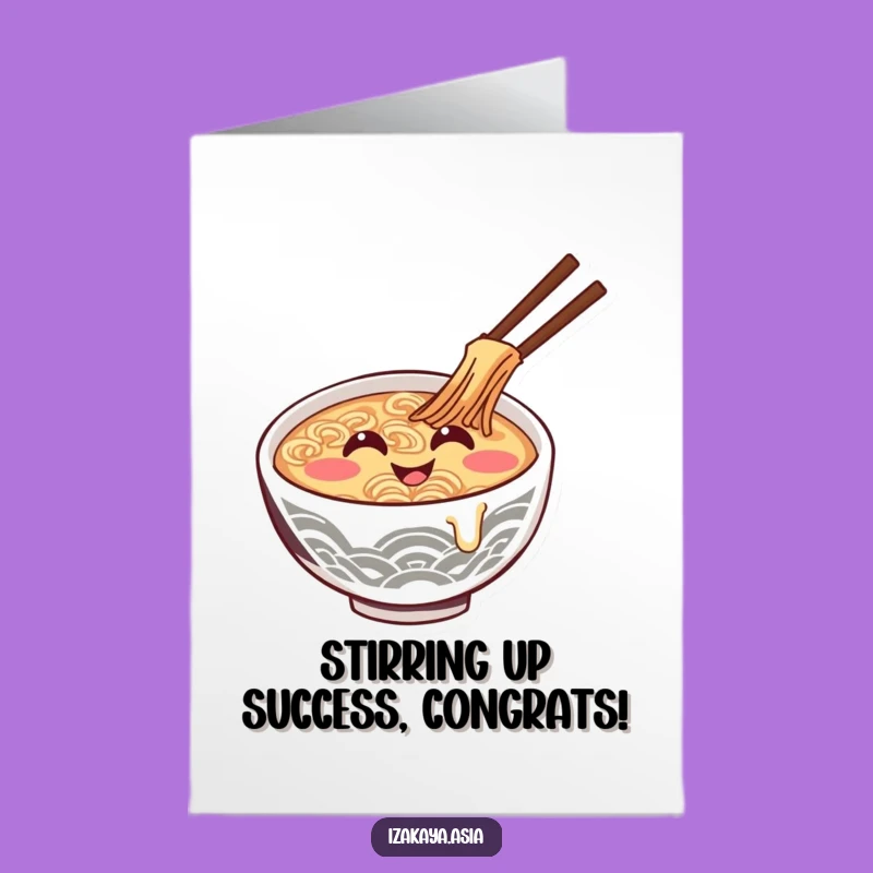 Free Printable Ramen Congratulations Card - Hilarious Downloadable Gift