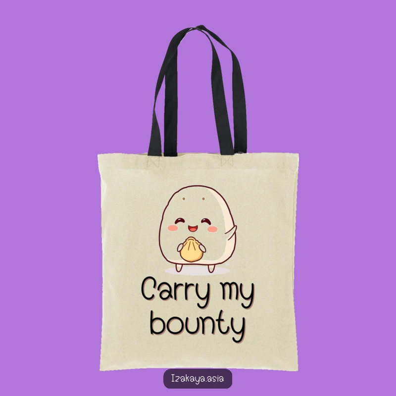 Funny Onigiri Tote Bag - Carry Your Laughs with Hilarious Japanese Style