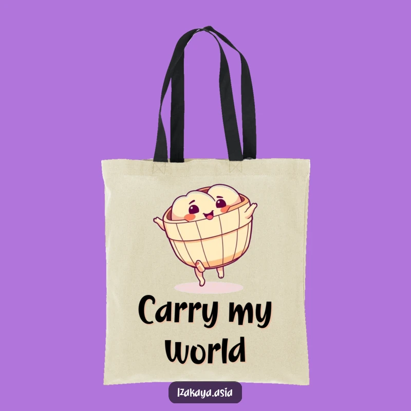 Funny Dim Sum Cartwheel Tote Bag - Carry Your Laughs with Hilarious Style